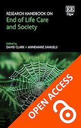 claregardiner8's tweet card. "Research Handbook on End of Life Care and Society" published on 16 Sep 2025 by Edward Elgar Publishing.
