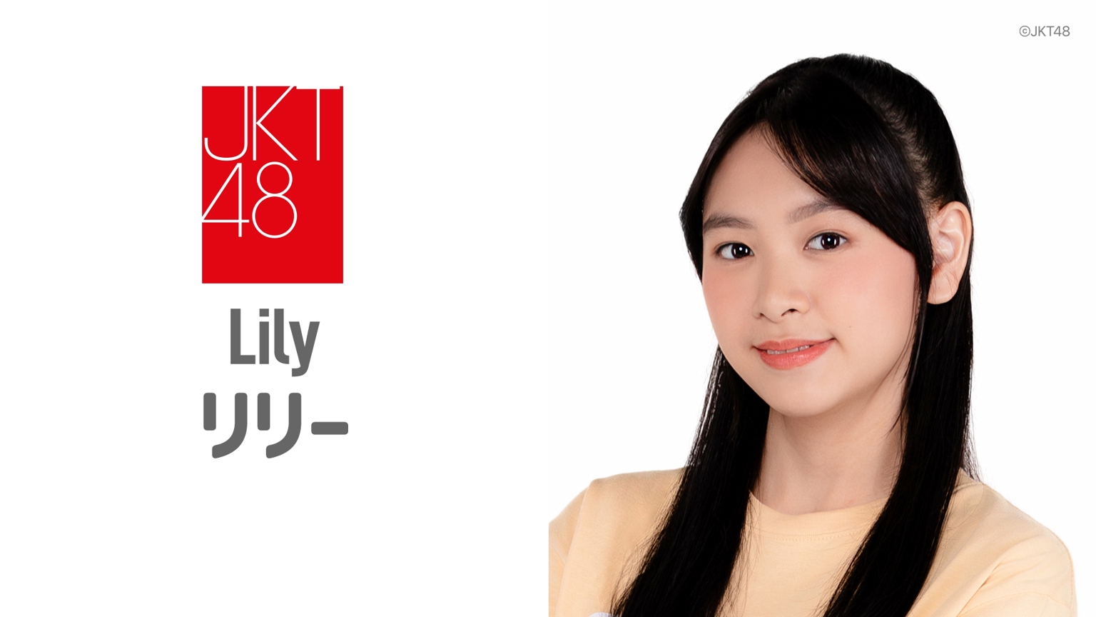 hillaryours_id2's tweet card. Name:HillaryAbigailBirthday:19Oktober2007Bloodtype:OZodiacsigns:LibraTwitter:Lily_JKT48Instagram:jkt48.lily_
