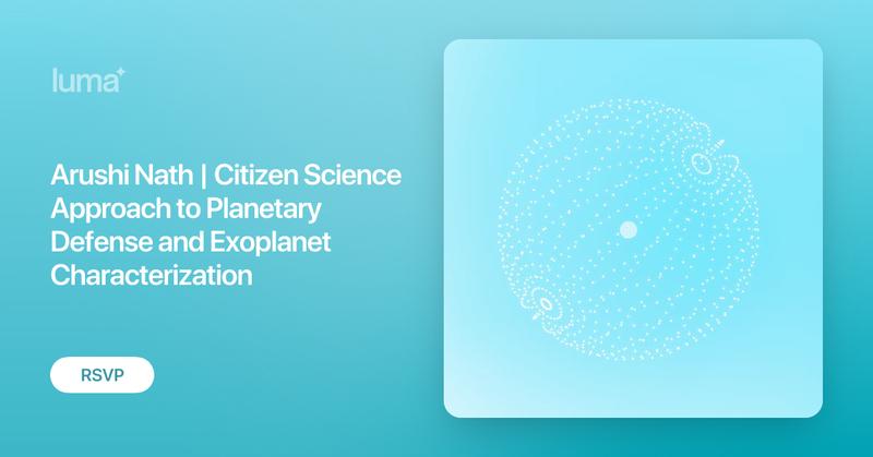 wonrobot's tweet card. Foresight Institute’s Space Group Citizen Science Approach to Planetary Defense and Exoplanet Characterization Bio: Arushi Nath is a Foresight Fellow, 2024…