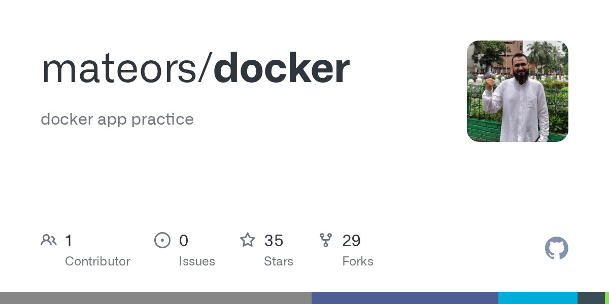 TrendingGolang's tweet card. docker app practice. Contribute to mateors/docker development by creating an account on GitHub.