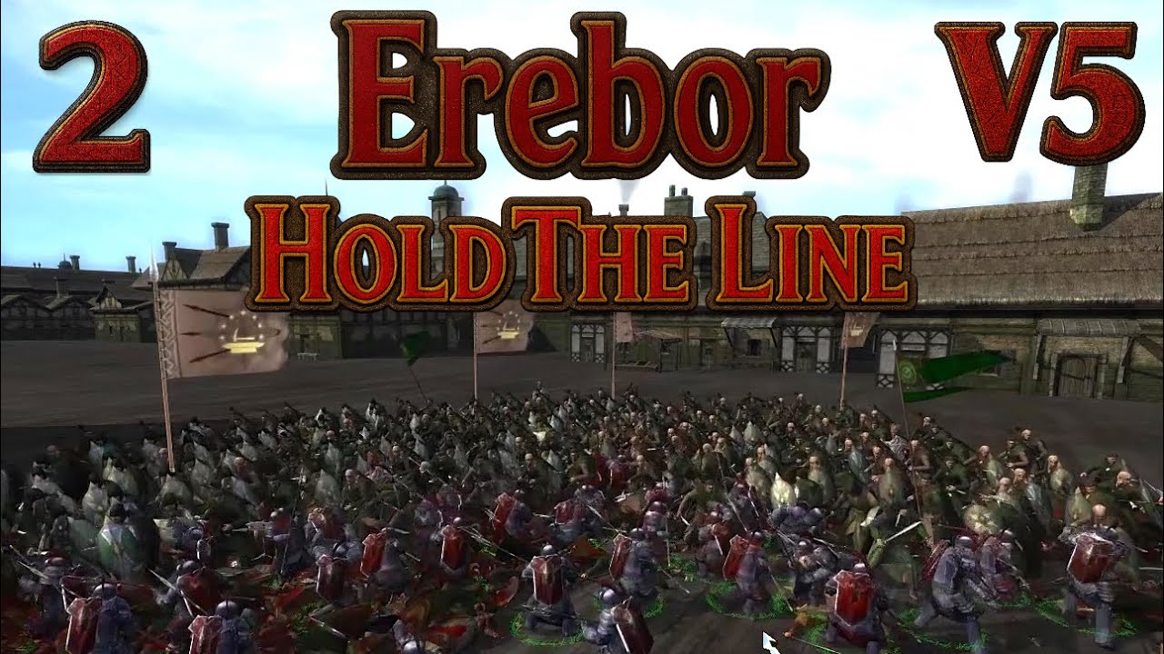 epmdota's tweet card. DaC V5 - Erebor Upgraded 2: HOLD THE LINE (72 Dwarves vs 600 Elves)
