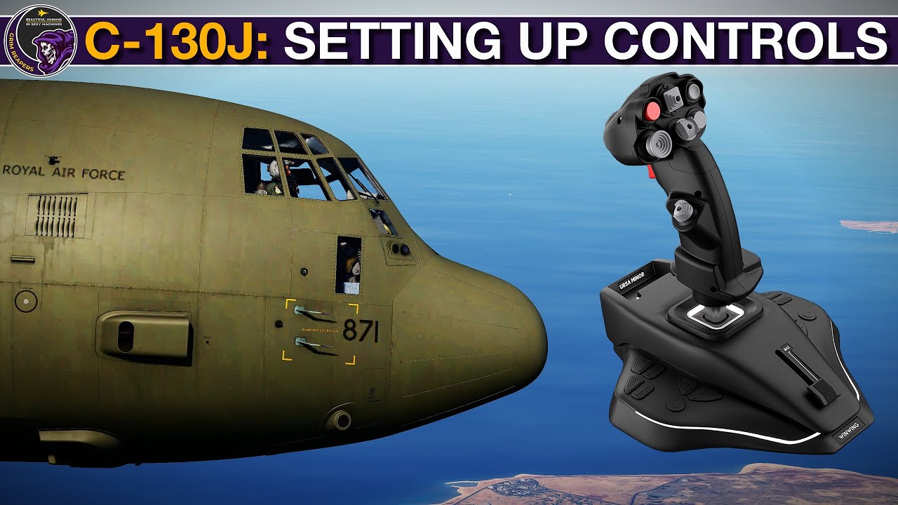aag_th's tweet card. C-130J Super Hercules: Setting Joystick HOTAS Controls Tutorial | DCS
