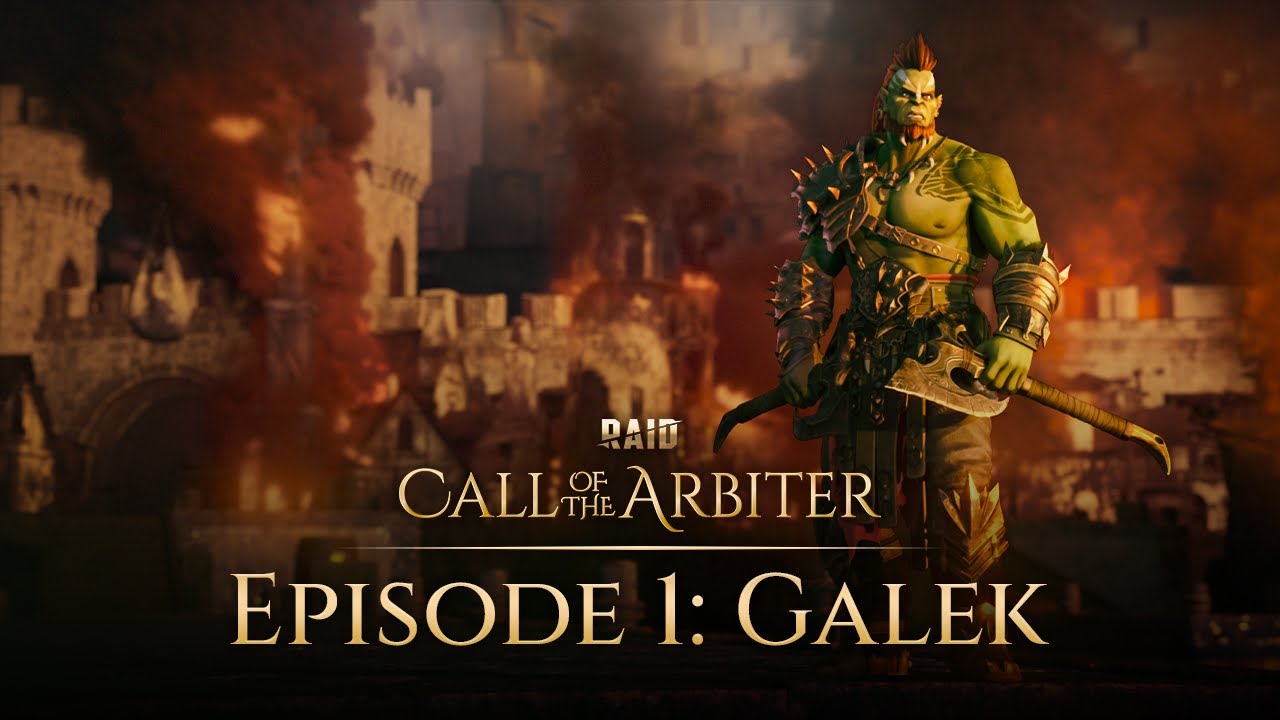 RobMurden's tweet card. RAID: Call of the Arbiter | Limited Series | Episode 1: Galek