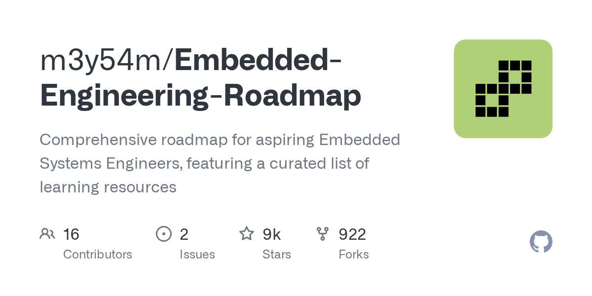 VazeKshitij's tweet card. Comprehensive roadmap for aspiring Embedded Systems Engineers, featuring a curated list of learning resources - m3y54m/Embedded-Engineering-Roadmap