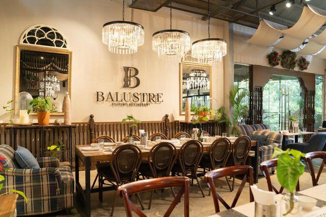 ABSCBNNews's tweet card. Located at Crosswinds, Balustre is designed as a nod to the Filipino tradition of gathering around the table.