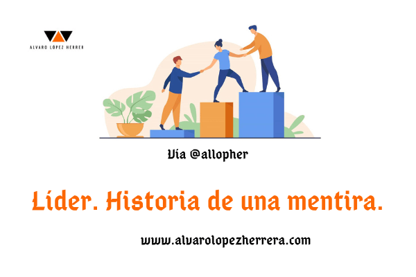 allopher's tweet card. El lider se ha convertido en una historia de una gran mentira, en la que nos han querido convencer de una existencia de un mito insostenible