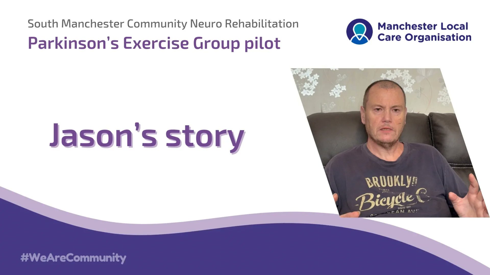 southmcr_rehab's tweet card. MLCO South Manchester Community Neuro Rehab - Jason's story