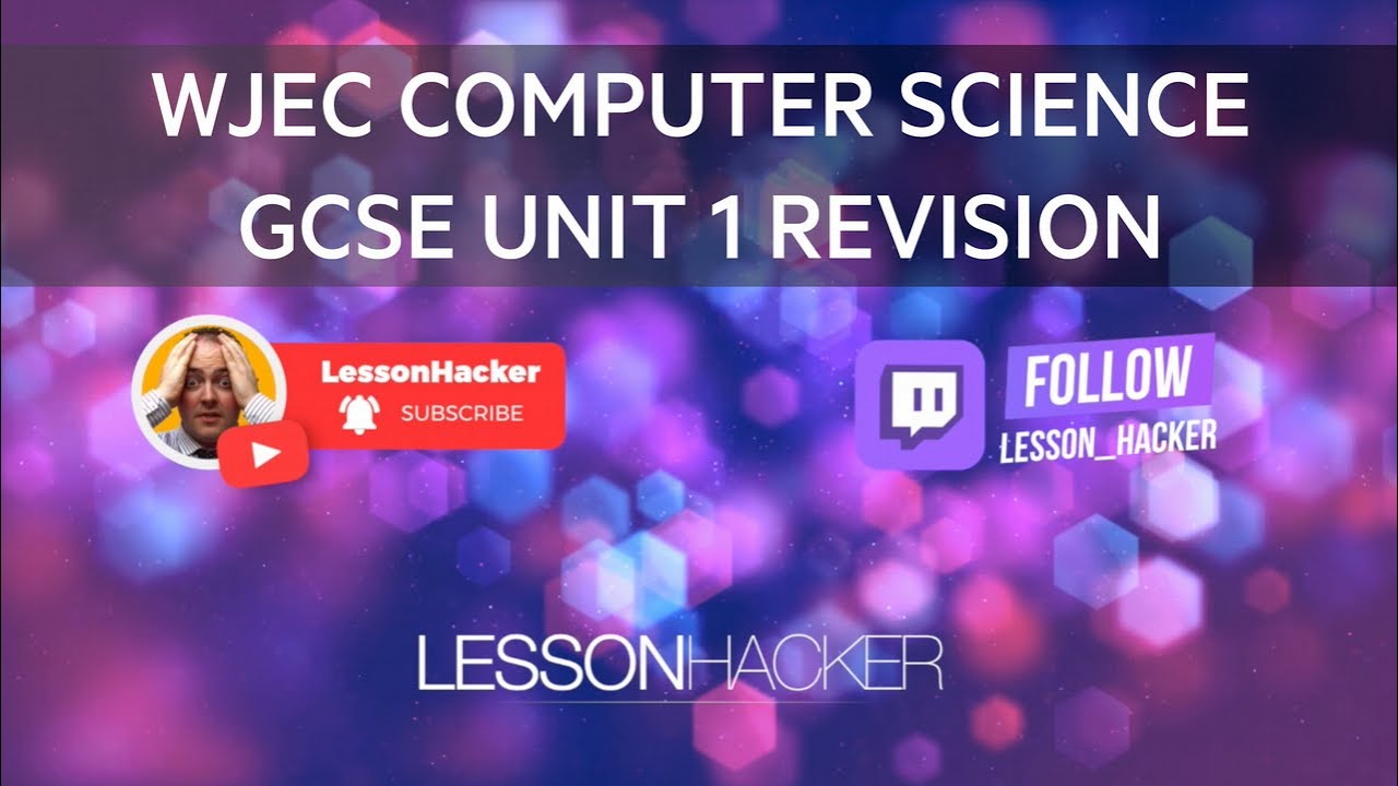 Computing_ACS's tweet card. Year 11 WJEC Computer Science GCSE Unit 1 Last Minute Revision LIVE