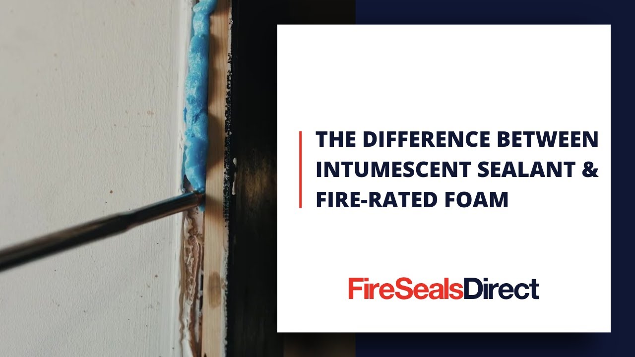 FireSealsDirect's tweet card. The Difference Between Intumescent Sealant and Fire-rated Foam