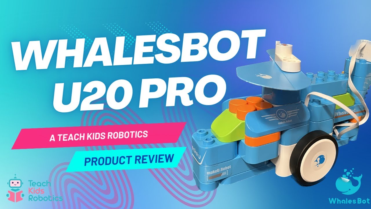 WhalesBot's tweet card. WhalesBot U20Pro Review - Teach Kids Robotics