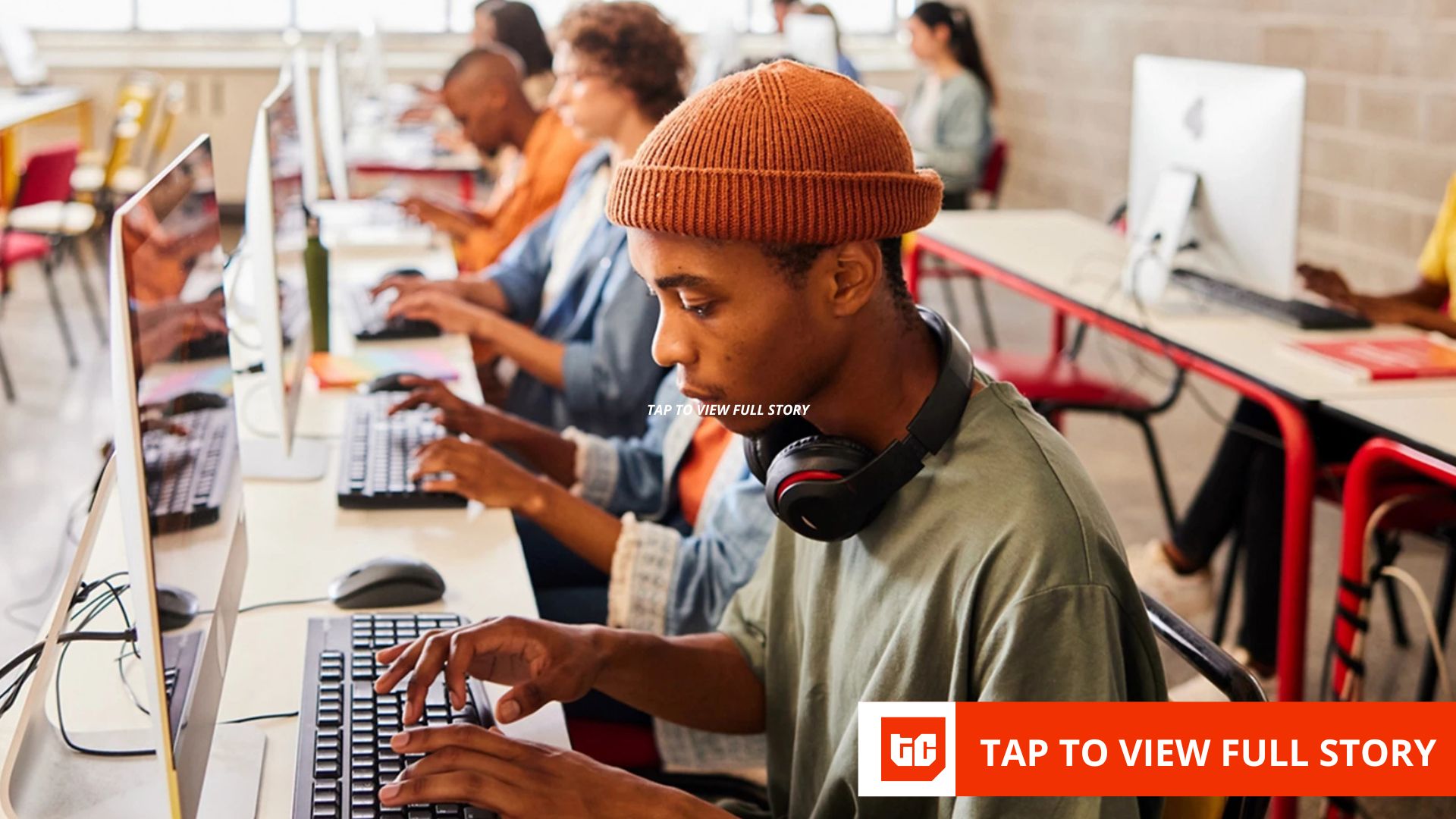 TechCabal's tweet card. 64% of African workers reported using artificial intelligence at work in the past 12 months, significantly ahead of the global average of 54%.