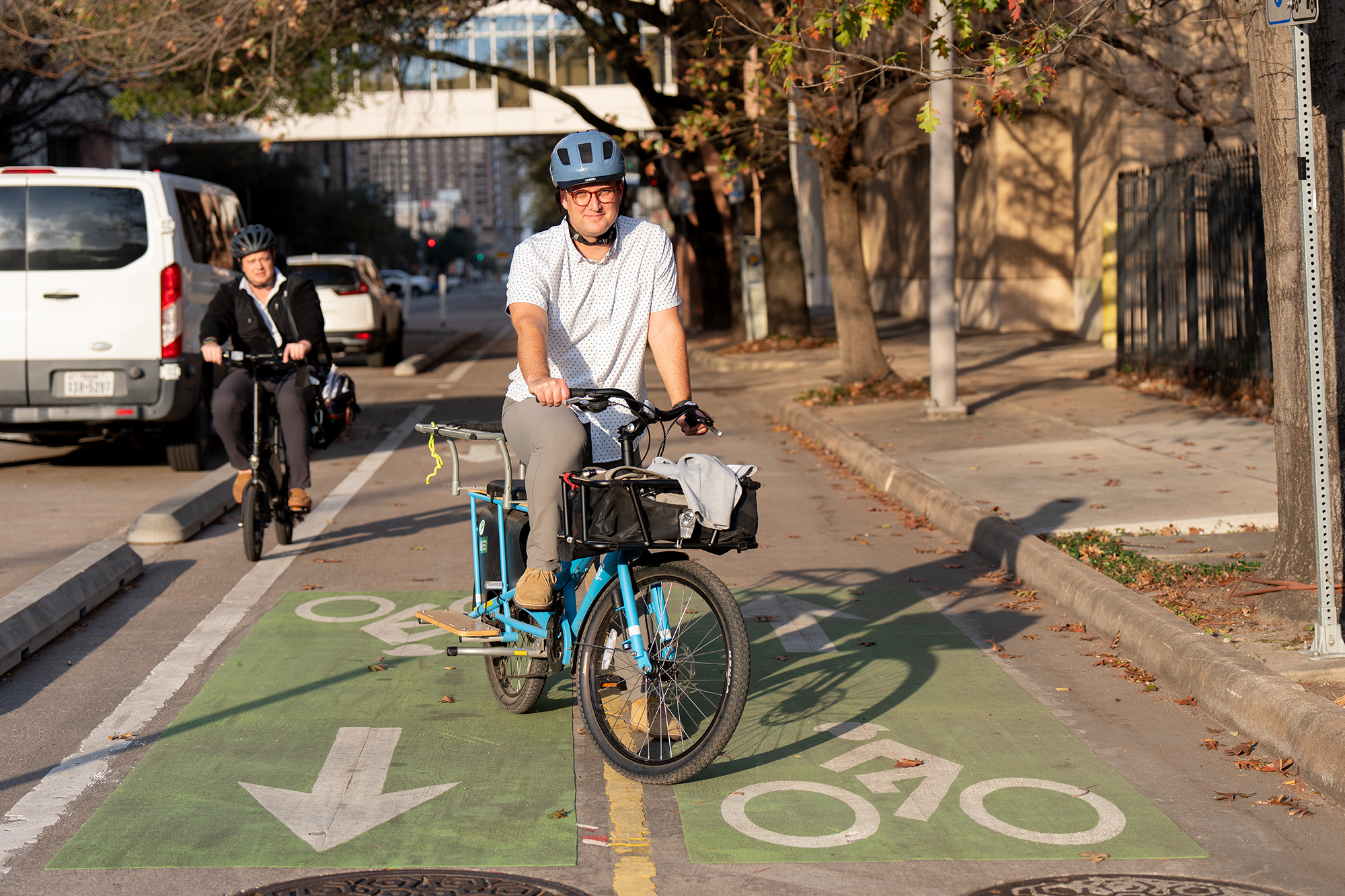 HoustonChron's tweet card. Editorial: Why would Houston want to rebuild roads to slow cars down?