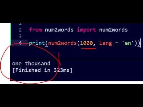 freepythoncode's tweet card. Convert numbers to words in multiple languages using python
