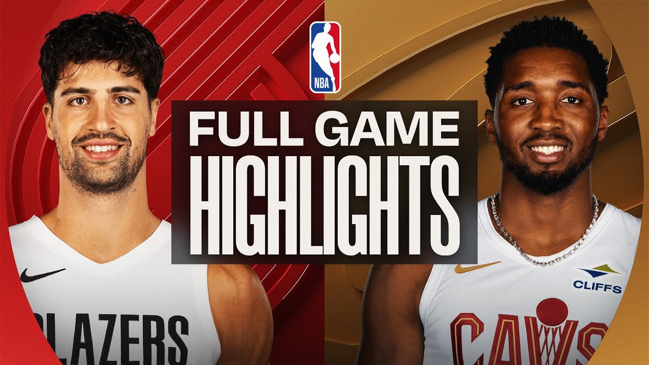 Three7network2's tweet card. TRAIL BLAZERS at CAVALIERS | FULL GAME HIGHLIGHTS | December 3, 2025