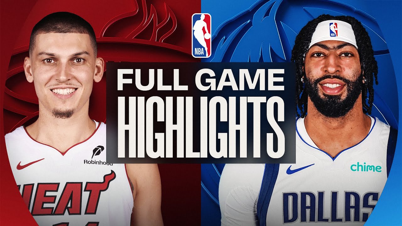 Three7network2's tweet card. HEAT at MAVERICKS | FULL GAME HIGHLIGHTS | December 3, 2025 (edited)