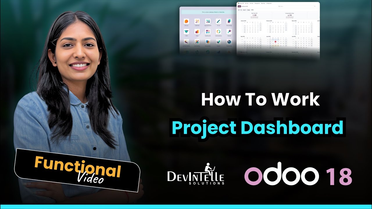 devintelle's tweet card. How To Work Project Dashboard In Odoo | Odoo Dashboard