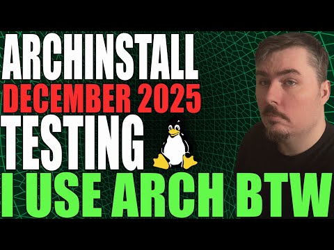 KaosSverige's tweet card. Checking out what’s new with Archinstall December 2025 #linux #FOSS #CachyOS #Nobara #PikaOS #EndeavourOS