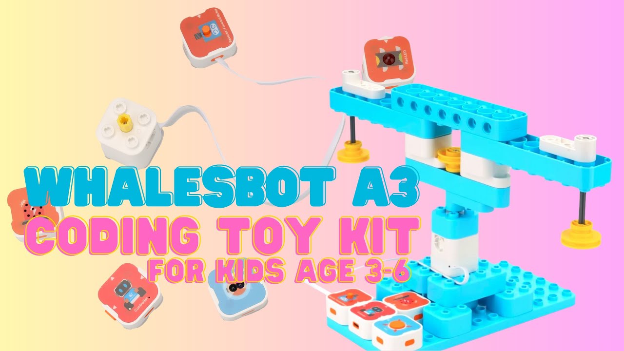 WhalesBot's tweet card. The best STEM toy kit | Family Fun Set | The WhalesBot A3 Coding Toy