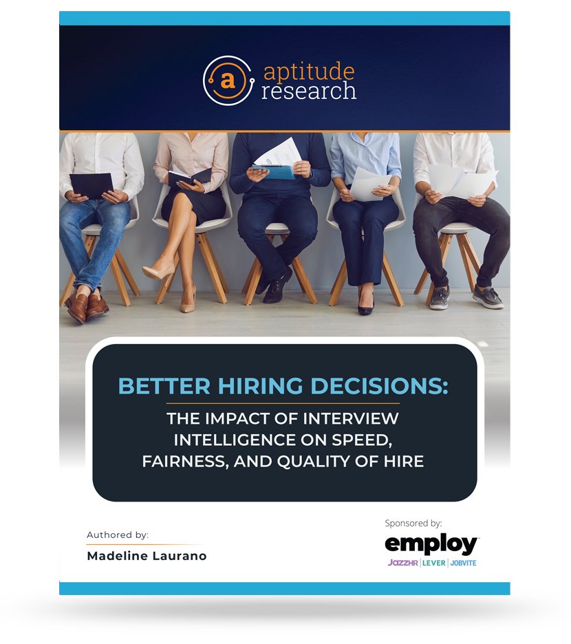 AptitudeHCM's tweet card. Attracting and sourcing top talent is just the beginning. The interview stage is where the real critical decisions are made, impacting quality of hire, candidate experience, DEI, and overall perfor...