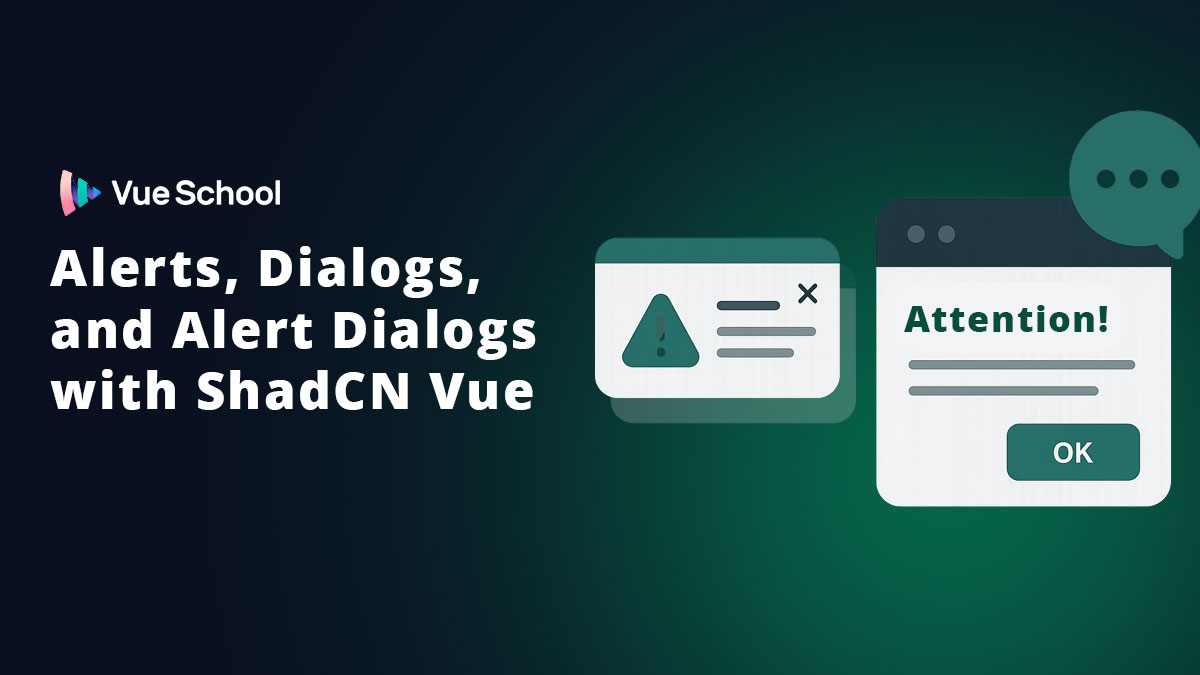 vuejsfeed's tweet card. Learn how to build accessible alerts, dialogs, and alert dialogs with ShadCN Vue. Understand the differences, best practices, and accessibility essentials for creating user-friendly, semantic...
