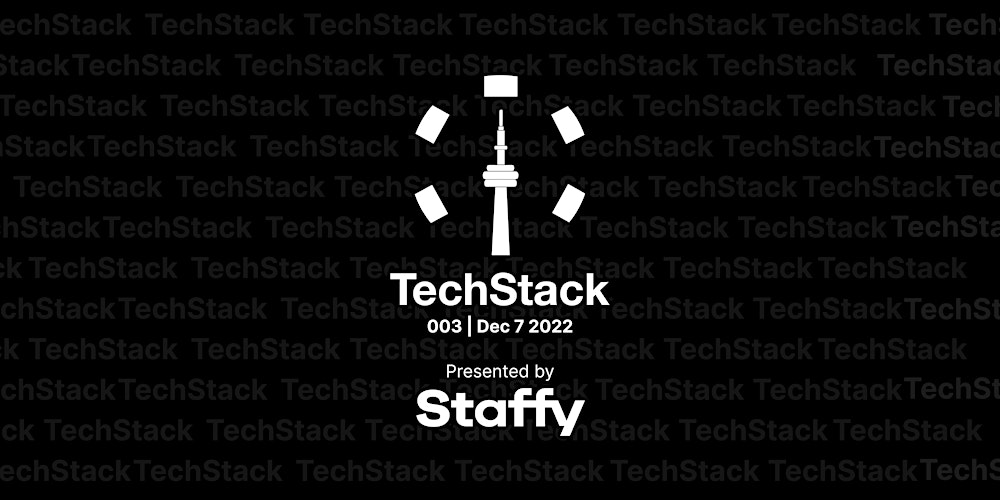 TechstackTO's tweet card. TechStack is a Poker Networking event for Torontonians that are interested in the Technology & Startup Industry