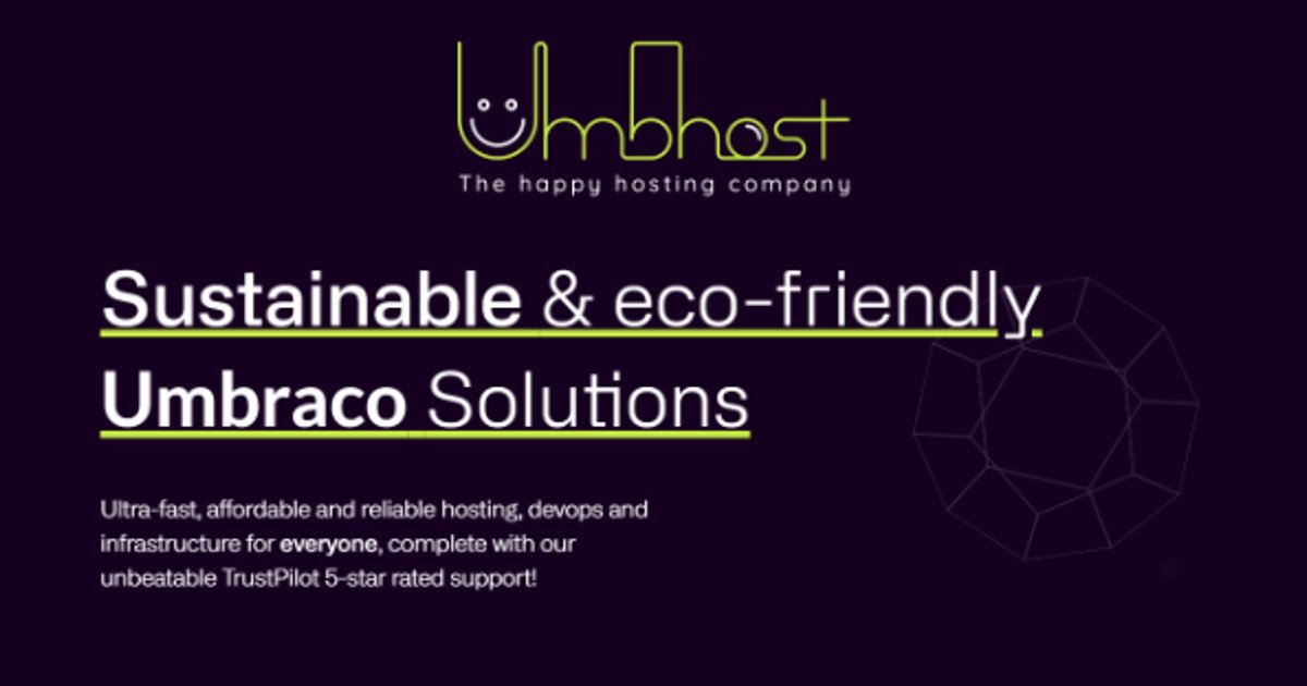 UmbHost's tweet card. Enjoy fast, secure hosting with expert support - perfect for websites that need great performance without the hassle.