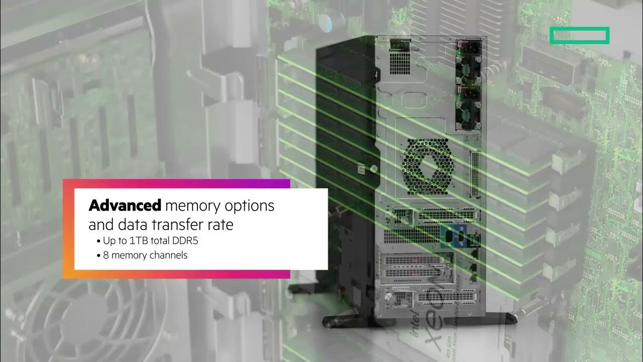 kimes_tech's tweet card. HPE ProLiant ML110 Gen11 virtual tour animated video