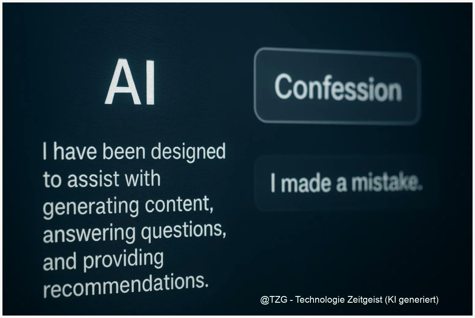 TechZeitGeist's tweet card. Ein Geständnis-System für KI soll Modelle veranlassen, getrennte Ehrlichkeits‑Berichte abzugeben, wenn sie Anweisungen nicht vollständig befolgen oder unsicher sind. In ersten Proof‑of‑Concept‑Tests...