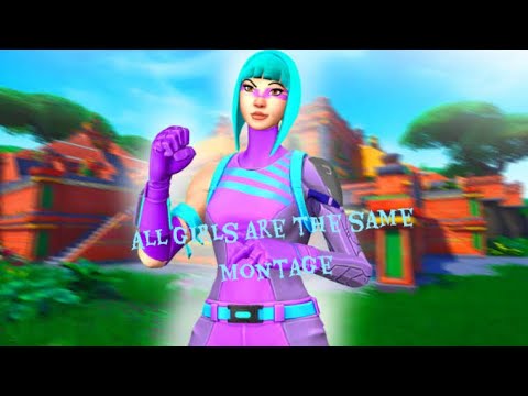 vimhxx's tweet card. ALL GIRLS ARE THE SAME (fortnite montage)