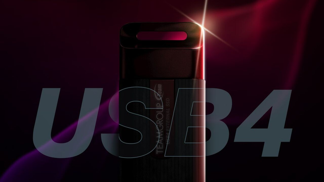 ComputerBase's tweet card. Team Group hat bisher noch keine externe SSD mit schneller USB4-Schnittstelle im Programm. Doch das wird sich bald ändern.