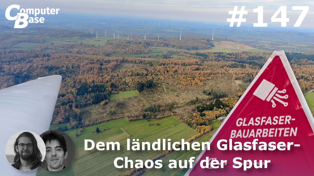 ComputerBase's tweet card. Andy und Fabian blicken auf ein Worst-Case-Fallbeispiel beim Glasfaserausbau im ländlichen Deutschland und den Status quo bei GenAI.