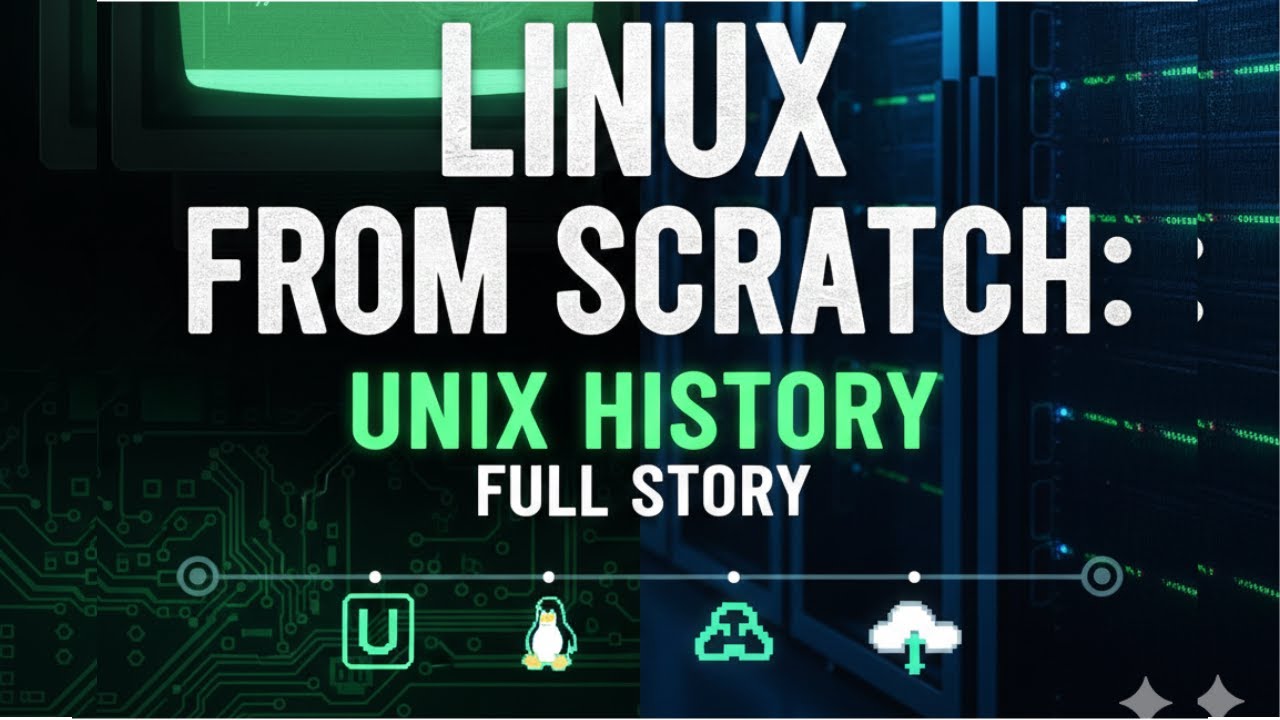 NiteshN62154's tweet card. Linux from Scratch: Unix History Full Story | Build Linux from...