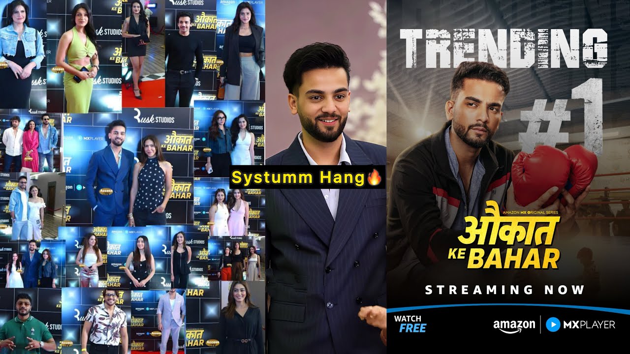 CrazyBoyXSystum's tweet card. Finally Humari Webseries Aukaat Ke Bahar Aagai😍