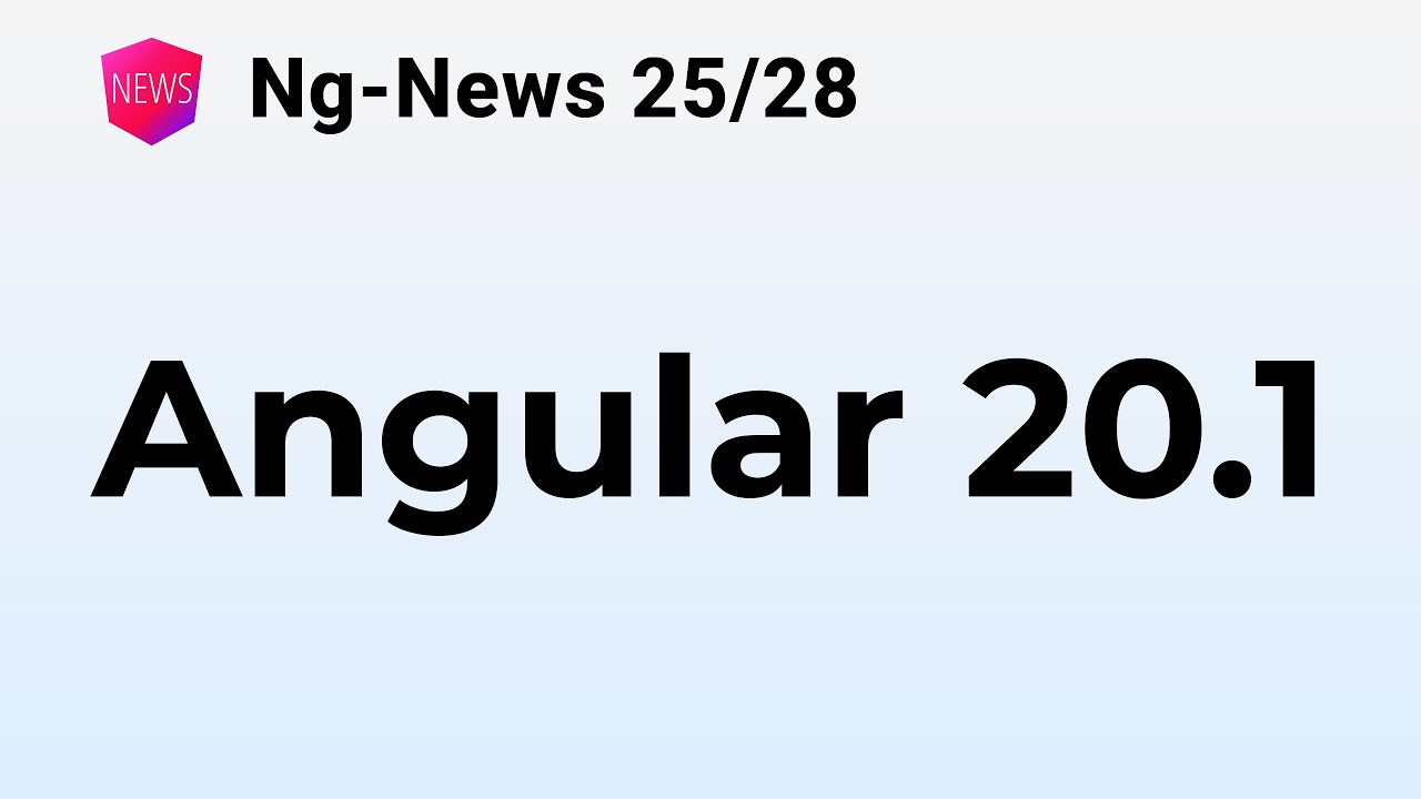 _ng_news's tweet card. Ng-News 25/28: Angular 20.1
