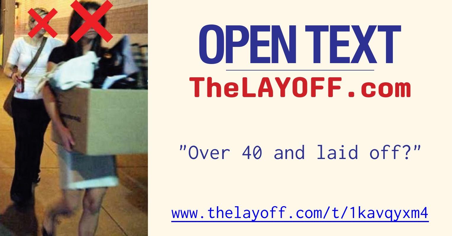 LayoffThe10104's tweet card. See full discussion thread at TheLayoff.com