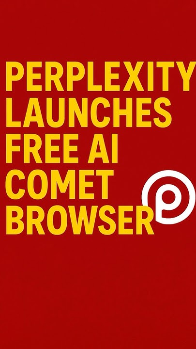 OmeyLad23's tweet card. Perplexity Launches Free AI Comet Browser #viralvideo #trending...