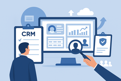 CRMSoftwareBlog's tweet card. A comparison of options when employee benefit brokers want to choose the right CRM system. No CRM or Custom Built CRM versus Tailored CRM.