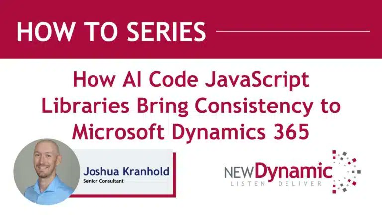 CRMSoftwareBlog's tweet card. AI tools like Claude and ChatGPT can help you generate consistent, high-quality JavaScript libraries for Dynamics 365. By defining a shared pattern and leveraging a common library, teams can code...