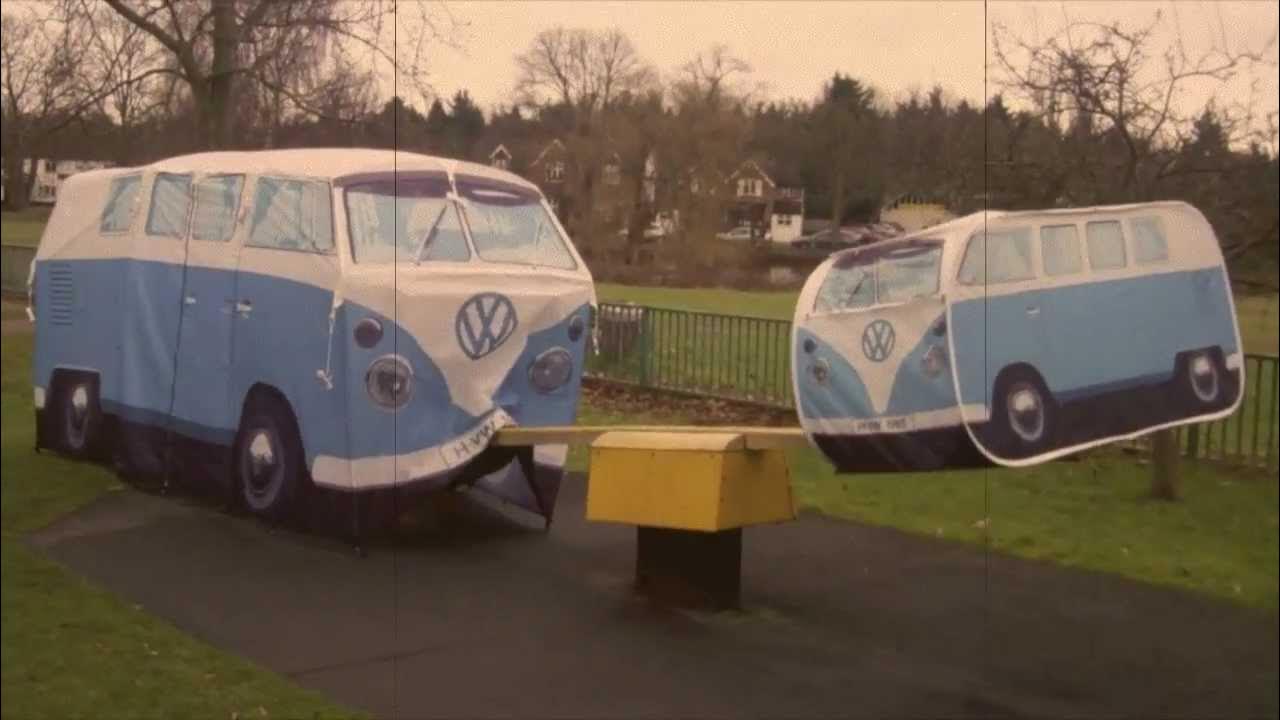 RaspberryPiD's tweet card. Playing at the Park... Kids VW Camper Van Tent