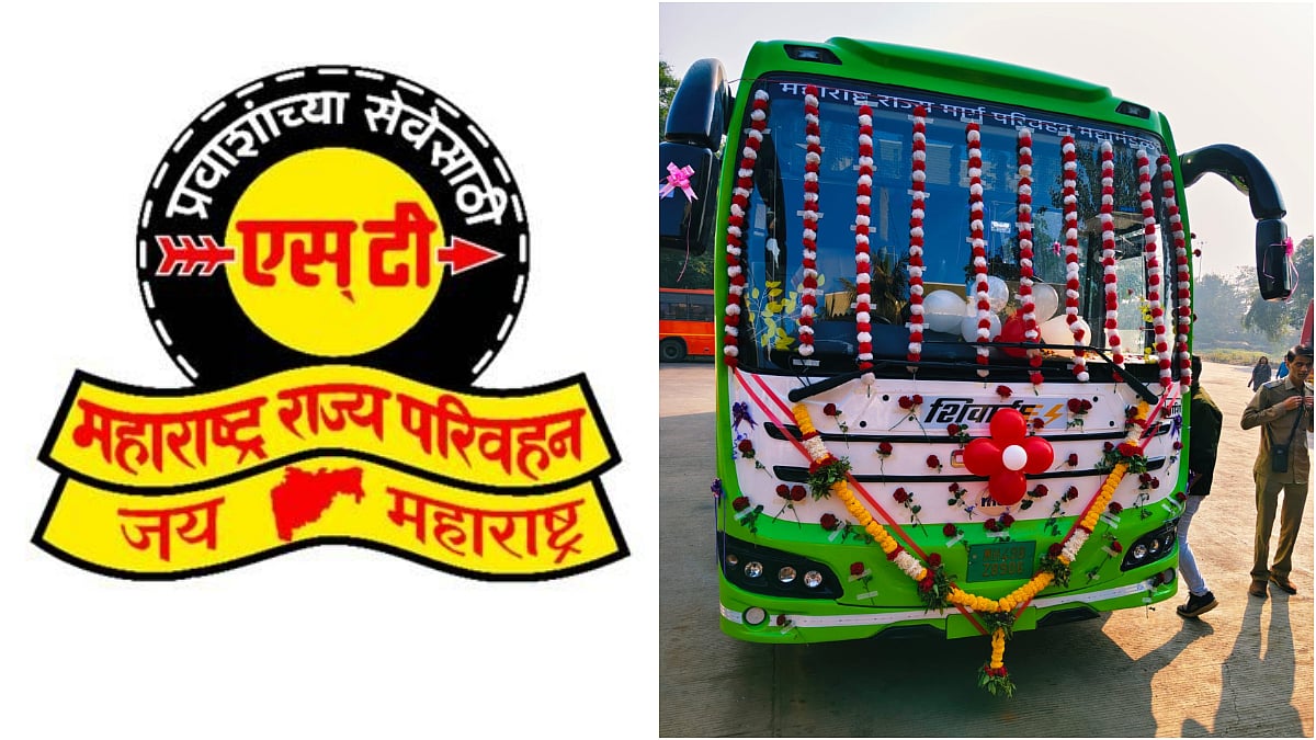fpjindia's tweet card. Maharashtra News: MSRTC Launches Electric AC Bus Service On Borivali–Nashik Route Via Samruddhi...