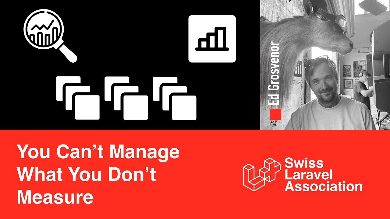 swisslaravel's tweet card. You can’t manage what you don’t measure with Ed Grosvenor