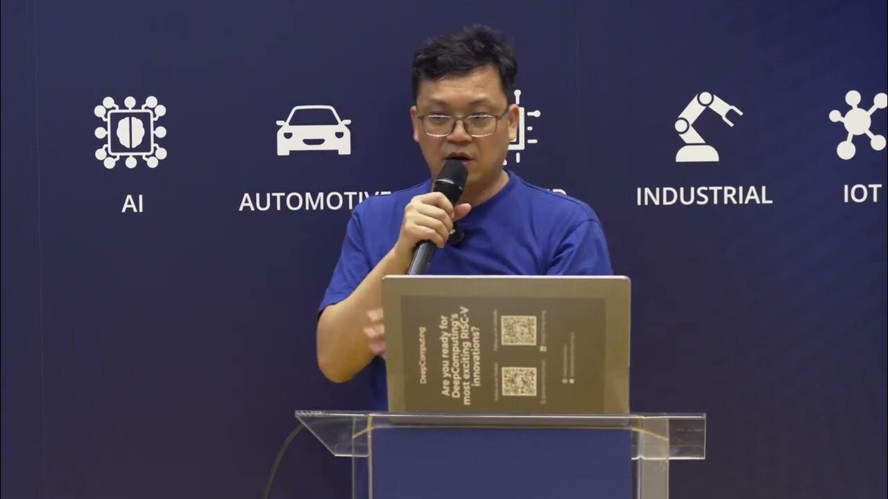 DeepComputingio's tweet card. World's First RISC-V 50 TOPS AI Chiplet SoC! | Yuning Liang @...