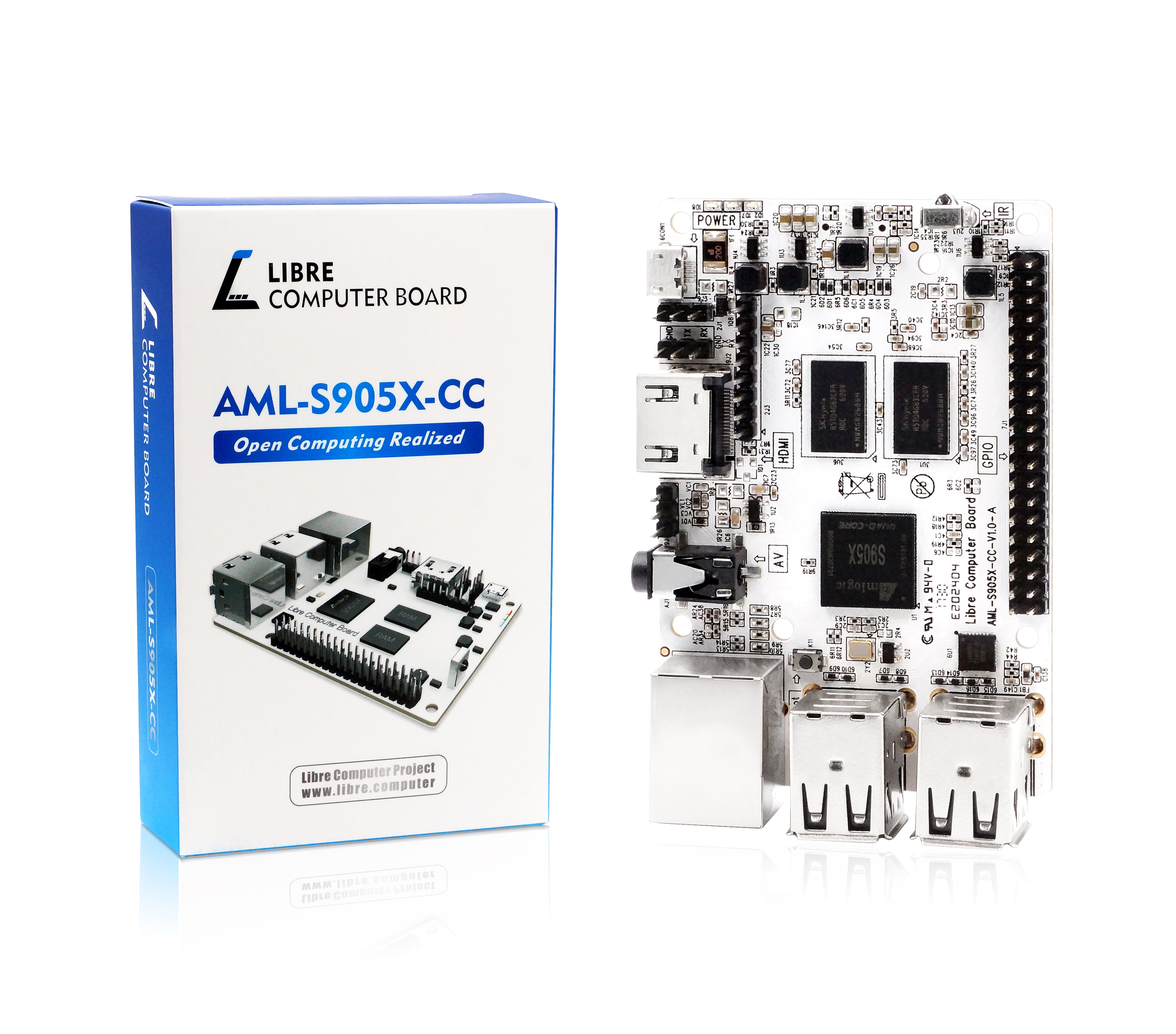 EmbeddedCoding's tweet card. Libre Computer AML-S905X-CC Le Potato Single Board Computer is designed as a hardware alternative for the Raspberry Pi 3 Model B (does not share same software) and offers faster performance, more...