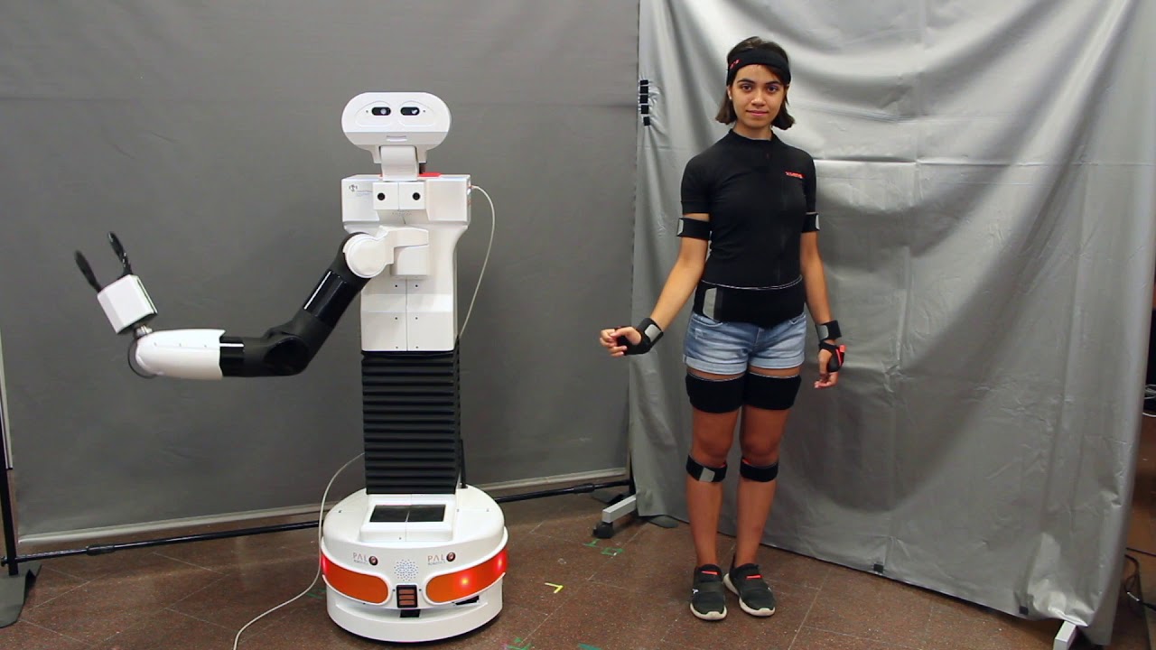 IRI_robotics's tweet card. A Robot Teleoperation Framework for Human Motion Transfer