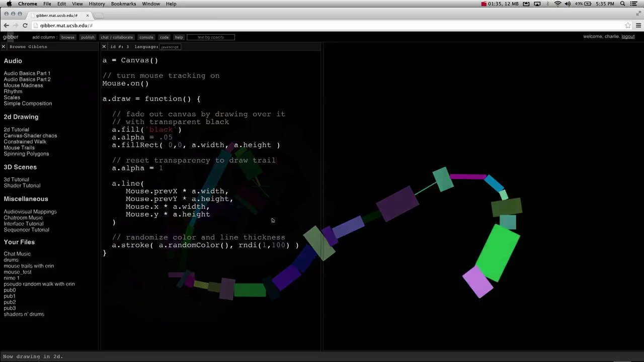 najamsikander's tweet card. Introduction to Gibber