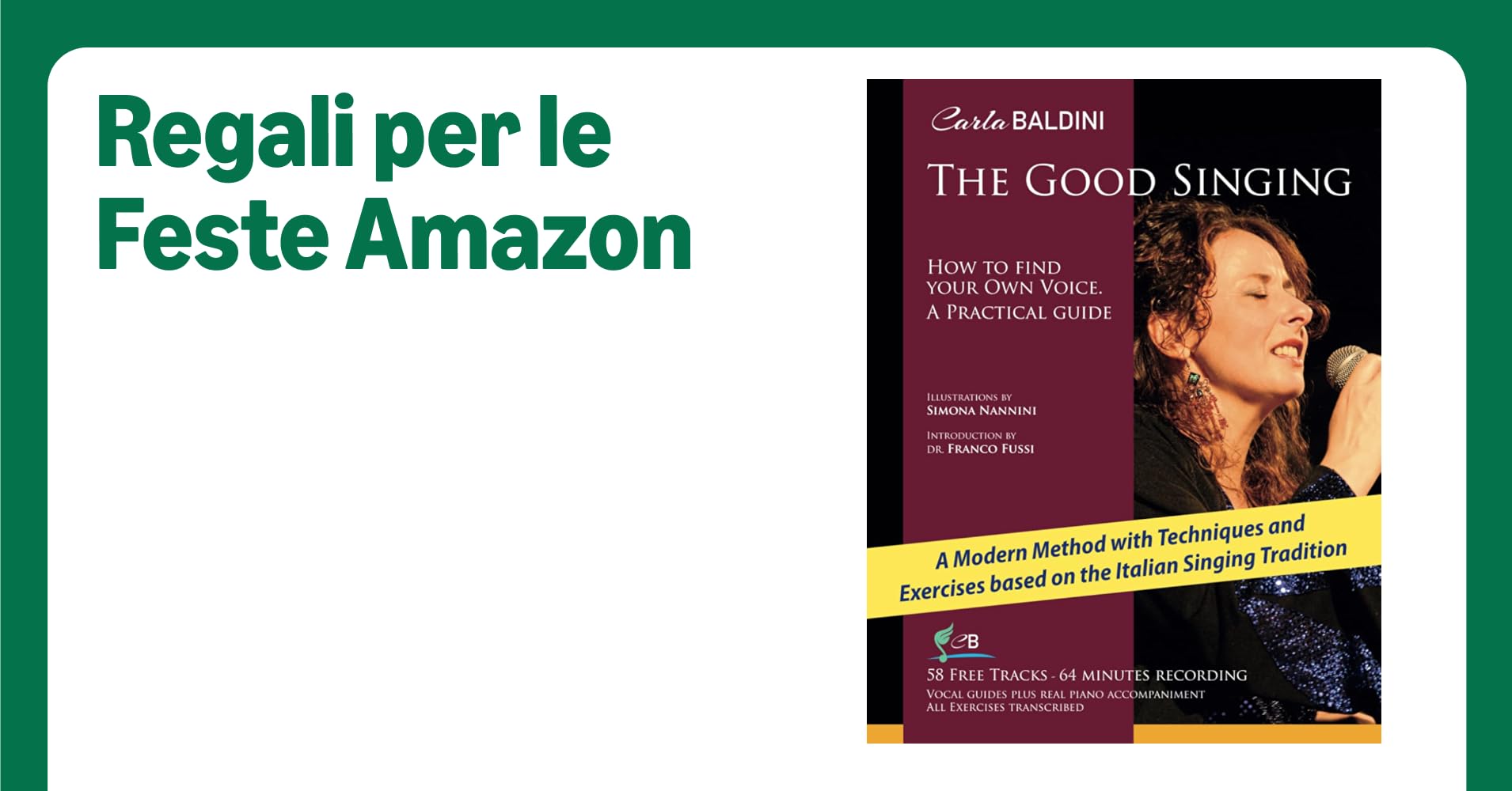 carla_baldini's tweet card. The Good Singing: How to find your own voice. A practical guide.