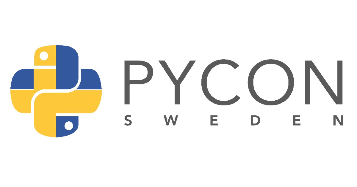 europython's tweet card. PyCon Sweden 2025 on October 30 - 31 in Stockholm.