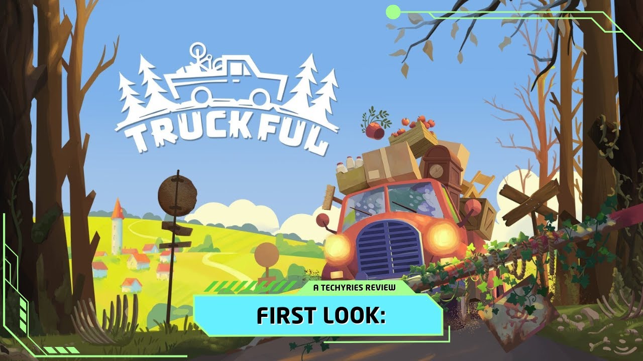 Techyries's tweet card. TRUCKFUL Review – The Cutest Delivery Game on Steam?