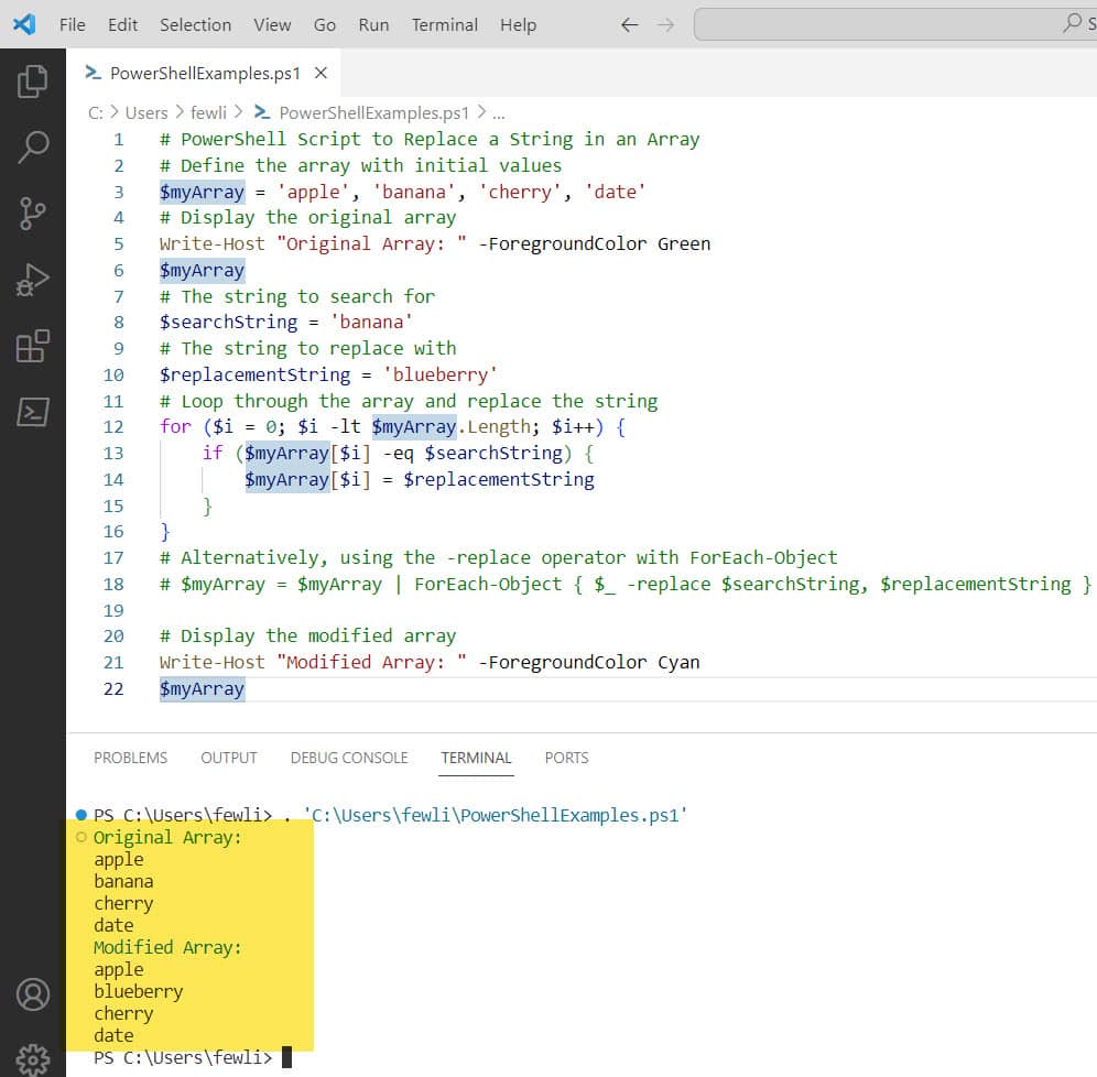 SPGuides's tweet card. Do you want to replace a string a PowerShell array? In this PowerShell tutorial, I have explained how to Replace a String in an Array Using PowerShell?