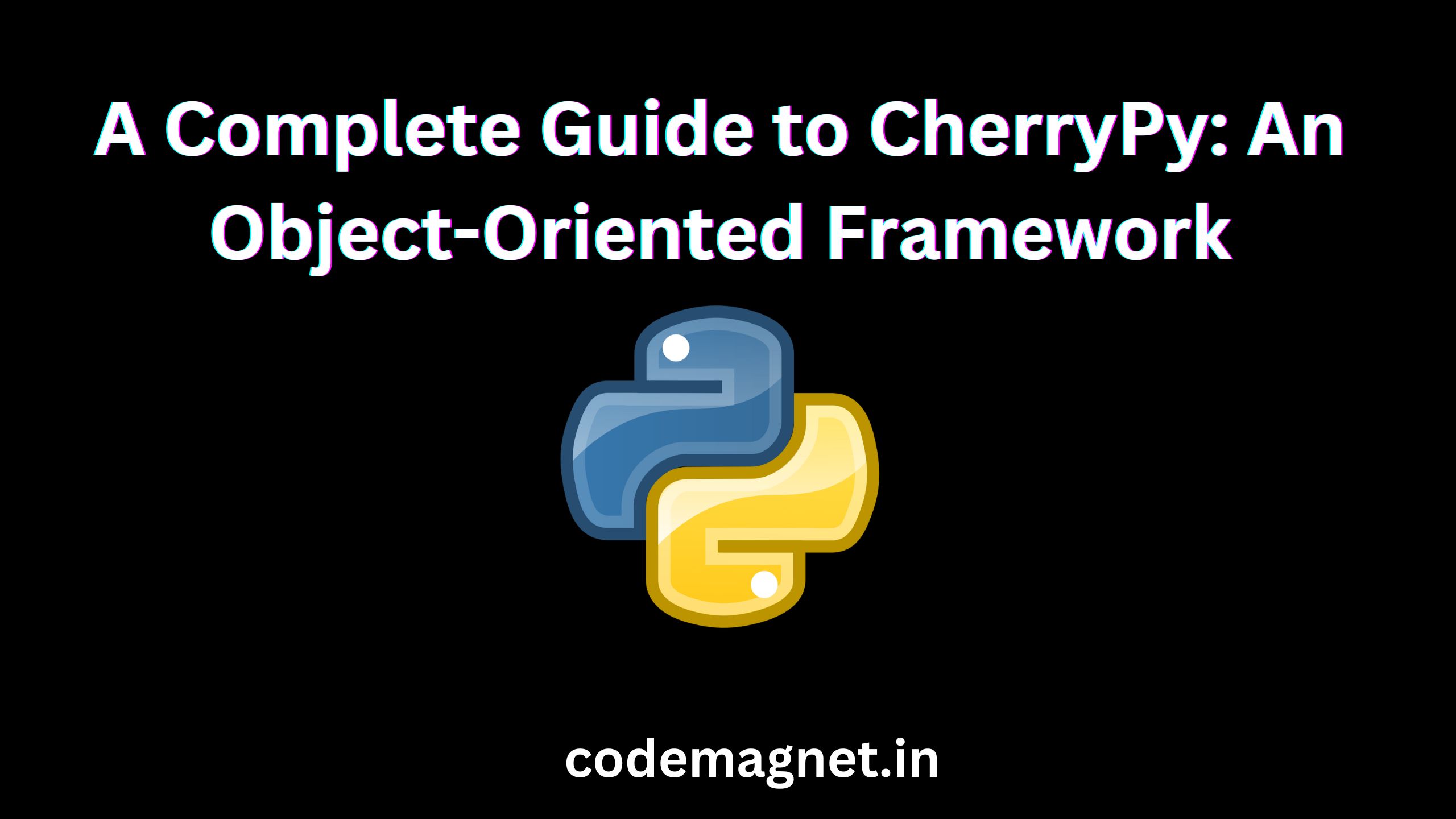 Coding_MadeEasy's tweet card. A Complete Guide to CherryPy: An Object-Oriented Framework. A Complete Guide to CherryPy: An Object-Oriented Framework in python